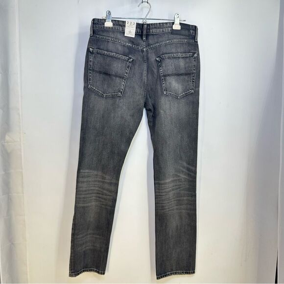 Lucky Brand 222 Taper  NWT Mens' Size 32X32 Distrssed Gray Mens' Stretch Jeans - Picture 8 of 12
